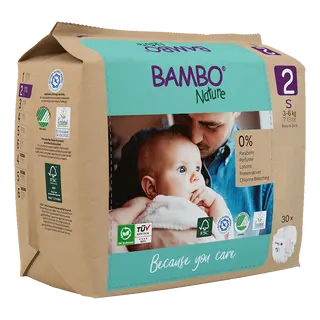 BAMBO NATURE nature pelene eko 2 3-6 kg pak papir 30 KOM | 5703538465000