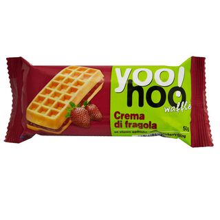 Yoohoo Vafa Sandwich Crema Capsuni 50G