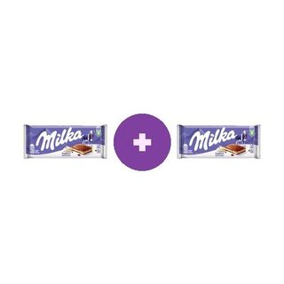Ciocolata Milka Gust De Iaurt 100G, 2 la pret de 1