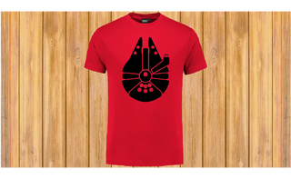 MILLENIUM FALCON crvena muška majica veličina M