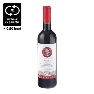 Vin Rosu Clasic Merlot Sec  0,75L 