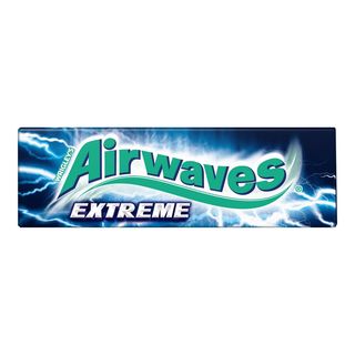 Guma de mestecat cu arome de menta si eucalipt Airwaves Extreme, 10 bucati, 14 g