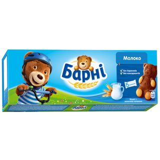БАРНИ Prajitura cu lapte 5buc 150g