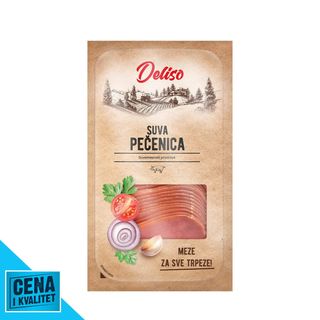 PEČENICA SUVA SLAJS 100G DELISO