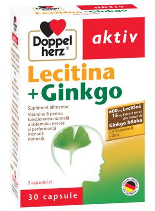 Doppelherz Aktiv Lecitina + Gingko X 30Cps
