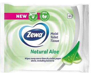 ZEWA Hirtie igienica umeda Natural Aloe 42buc