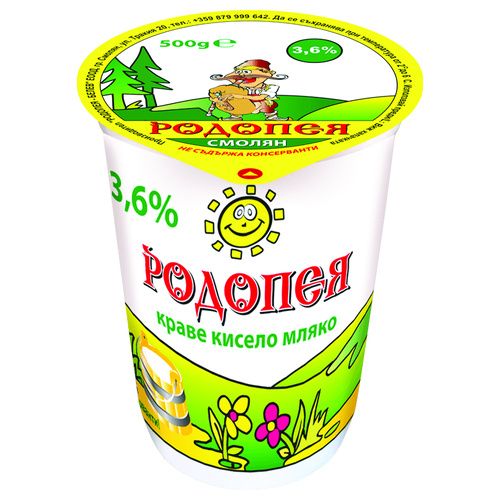 Мляко Кисело Родопея 3.6%
