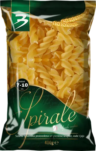 Tjestenina 400G Spirale S Jajima Bingo