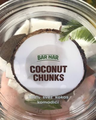 Kokos komadići očišćeni 160g