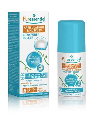Roller cu 14 uleiuri esentiale Muscle Joints Cryo Puressentiel,75 ml