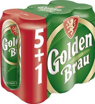 Bere Blonda Doza Golden Brau 6X0.5L