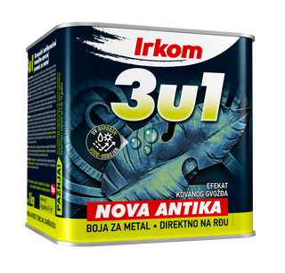 3u1 Antik Boja za metal siva 1kg Irkom 87410015