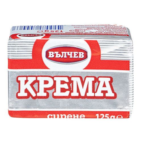 Вълчев Сирене Крема  фолио 125g