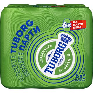 Tuborg 4,6% 6Х0,5 кен мултипак / 20813263