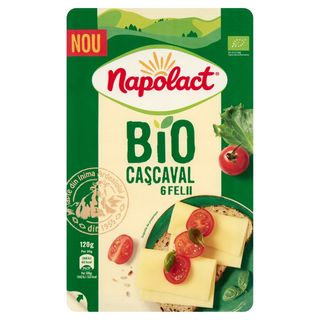Cascaval Eco felii 120g Napolact Bio