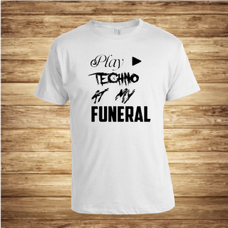FUNERAL bijela muška majica t-shirt