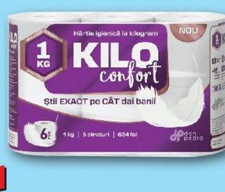 KILO Hirtie igienica 5str*6buc*624foi
