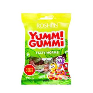 Yummi Gummi Fizzy Worms 70g