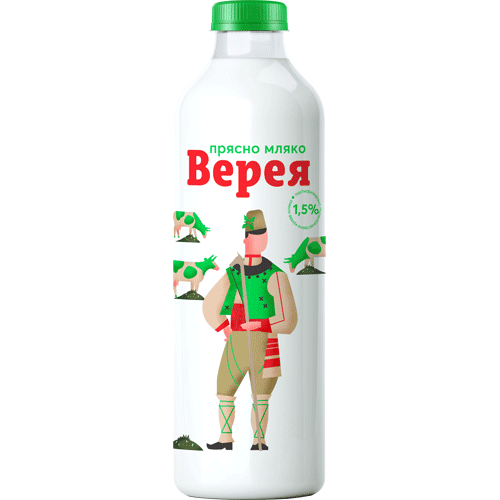 Верея прясно мляко 1,5%