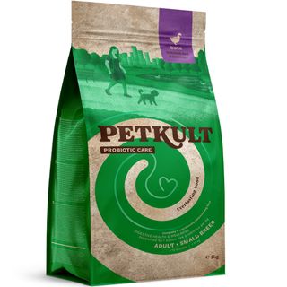 Hrana uscata pentru caini Petkult Probiotics Rata Adult Talie Mica 2kg