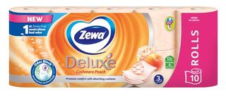 Hartie igienica Zewa Deluxe Cashmere peach, 3 straturi, 10 role