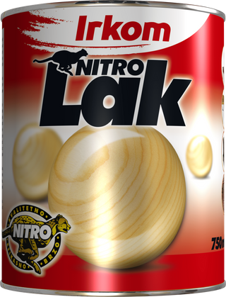 Nitro lak bezbojni mat 0.75l Irkom 85120050