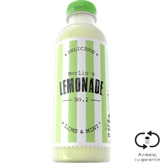 Merlin's, Limonada Lime & Mint 600ml (ID 42566)