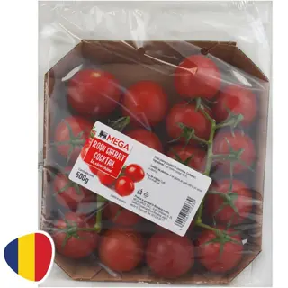 MEGA, Rosii cherry cocktail in ciorchine 500g (ID 12684)