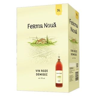 Ferma Noua Vin Roze Demisec Bib 3 l