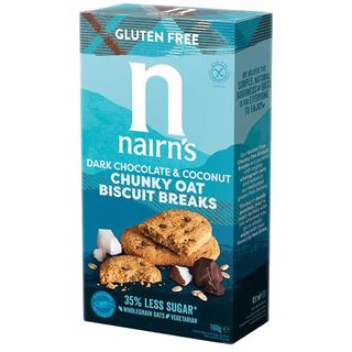 Nairn's, Biscuiti pufosi fara gluten din ovaz integral cu ciocolata si cocos 160g (ID 51090)
