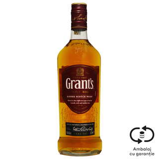 Grant’s Scotch Blended Whisky 0.7L, alcool: 40%