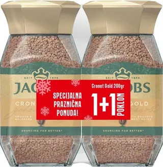 *KAFA INSTANT JACOBS VAP CRONAT GOLD 200G 1+1