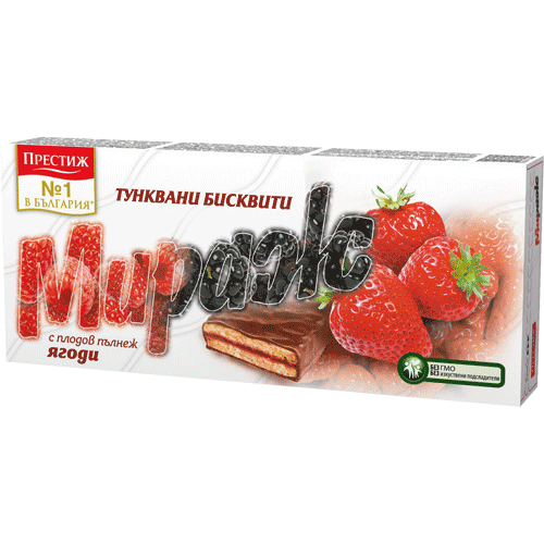 Мираж Бисквити с крем ягода