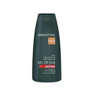 Gerovital Men Gel Dus Active 3In1 400Ml