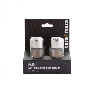 CASA MASA Set recipient mini sare/piper 2x50ml