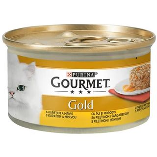 Purina Gourmet Gold pui si morcovi 85 g