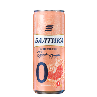 Mix de bere f/alc nefiltrata Baltika Grapefruit 0.33L met.