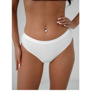 BERRAK slip ženski modal brazilian bijeli 11530 XL | 8693672497159