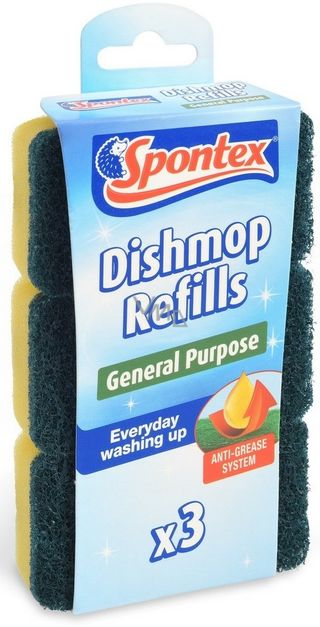 Sunđer za pranje posuđa Dishmop 3/1 za opšte namjene Spontex 97070309