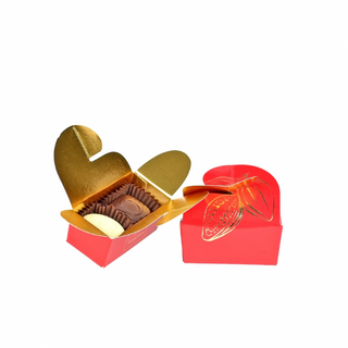 Mini Ballotin Roșu Fluture 2 praline.