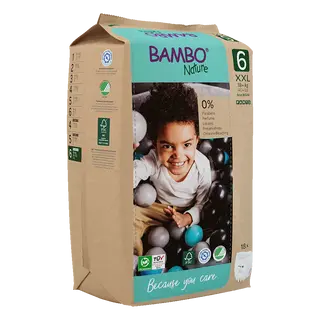 BAMBO NATURE nature pelene gaćice 6 18+ kg pak papir 18 KOM | 5713571001684