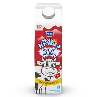 Moja Kravica mleko 2.8 % D3 vitamin 1 l