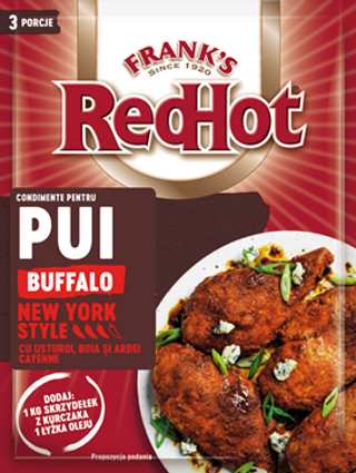 FRANK'S Condimente p/u Pui RedHot Buffalo New York Style 20g