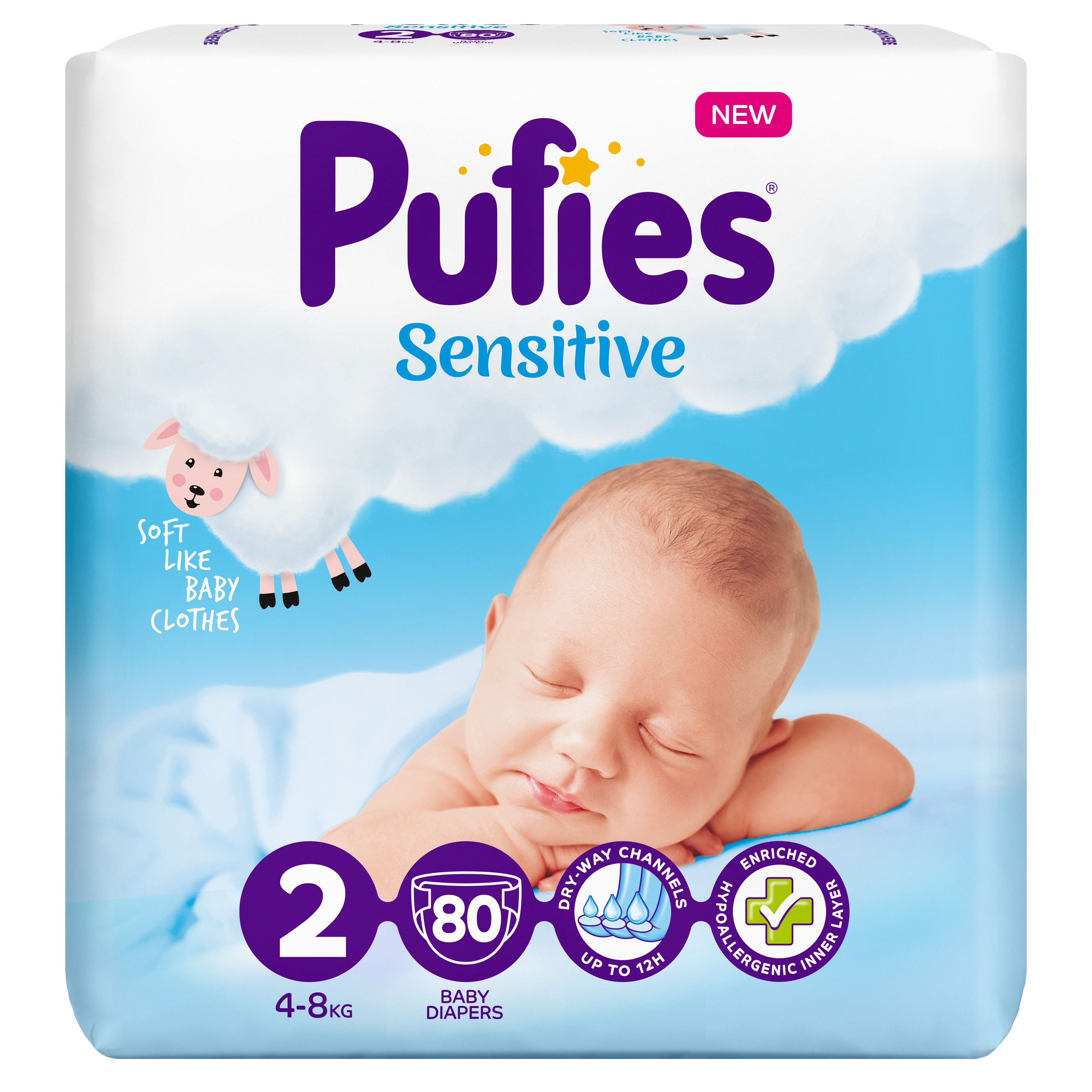 Pufies Sensitive 2 Пелени Mini 4- 70 БР