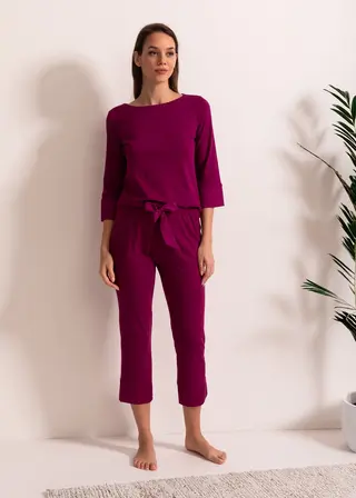 Pijama Damă Beatrice Modal mov S