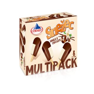 Sladoled 520Ml Snezec Čoko- Vanila