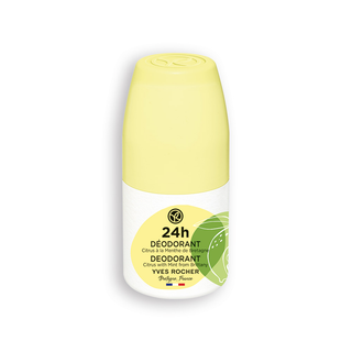 Deodorant roll-on 24H cu Citrice și Mentă, Flacon-bilă 50 ml