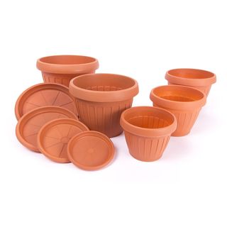 Farfurie Harplast pentru ghiveci Dalia 400 teracota