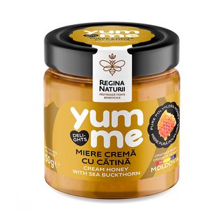 REGINA NATURII  Miere crema YUMME cu catina 250g