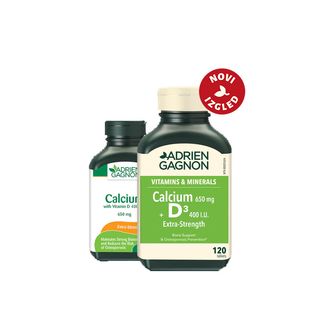 ADRIEN GAGNON KALCIJUM 650MG+VIT.D 400IU 120 TABLETA -13652